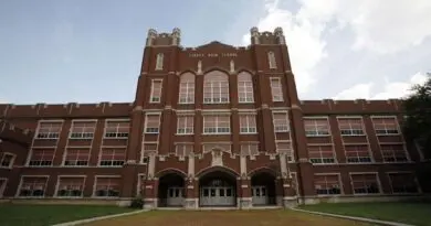 Former Edward D. Libbey High School in Toledo, OH