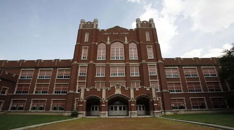 Former Edward D. Libbey High School in Toledo, OH