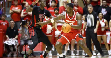 New Mexico center Nelly Junior Joseph