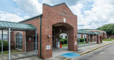 Former Rowan High School (now Rowan Elementary) in Hattiesburg, MS