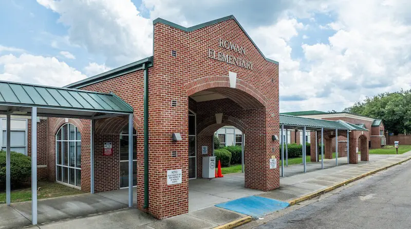 Former Rowan High School (now Rowan Elementary) in Hattiesburg, MS