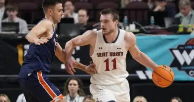 Saint Mary's forward Paulius Murauskas vs Pepperdine
