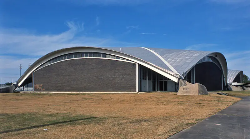Former Thomas Jefferson High School in Port Arthur, TX