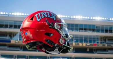 UNLV football helmet