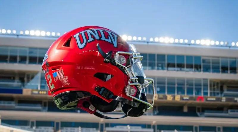 UNLV football helmet