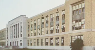 Former Beaumont Central High School in Beaumont, TX