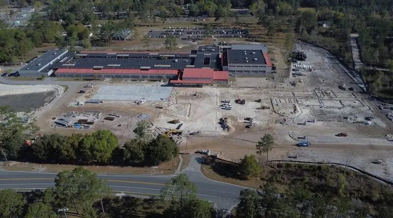 New Charlton County High School currently under construction