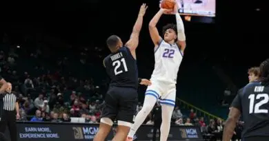Boise State forward Javan Buchanan vs Butler