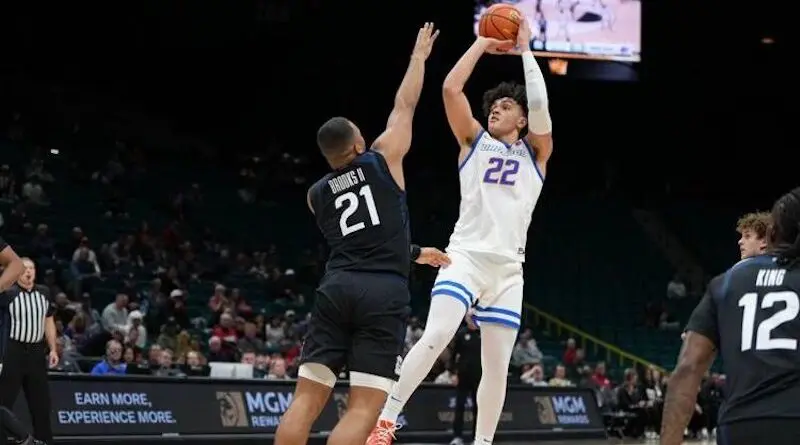 Boise State forward Javan Buchanan vs Butler