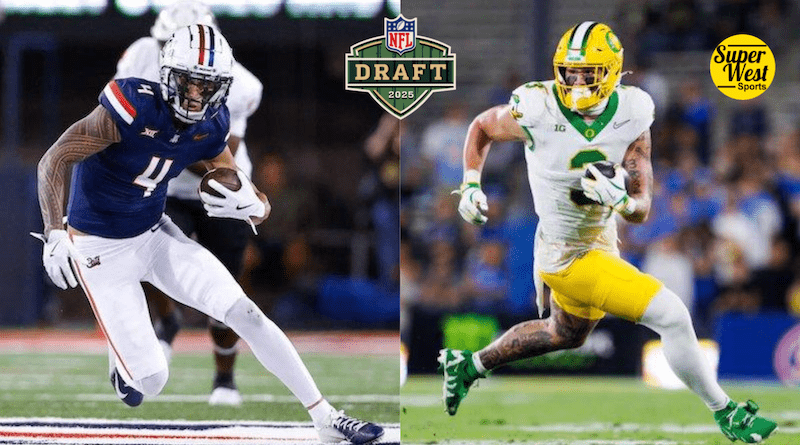 Arizona wide receiver Tetaiora McMillan and Oregon tight end Terrance Ferguson