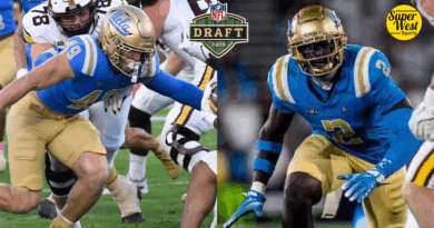 UCLA linebackers Carson Schwesinger and Oluwafemi Oladejo