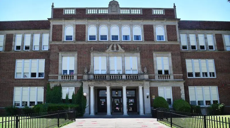 Former Wichita Falls High School in Wichita Falls, TX