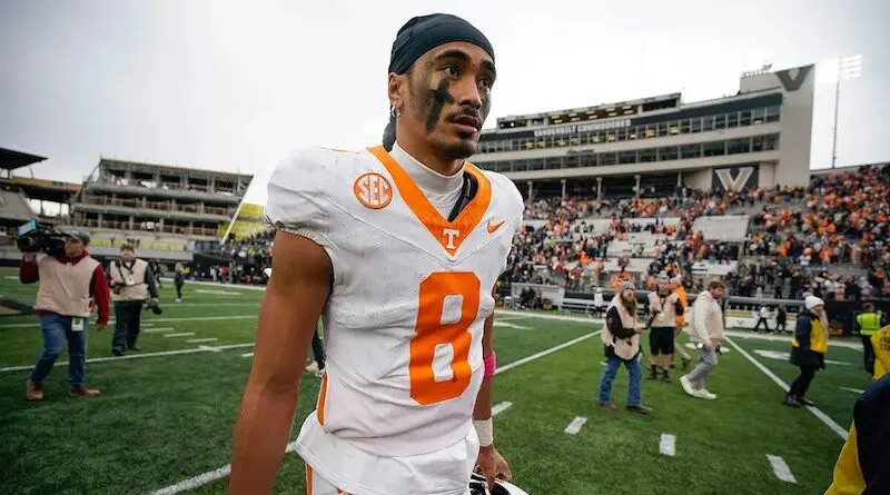 Former Tennessee quarterback Nico Iamaleava