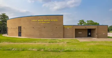 Former Forest Brook High School (now Forest Brook Middle School) in Houston, TX