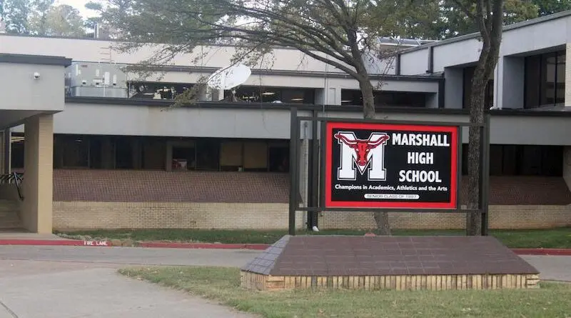 Marshall High School in Marshall, TX