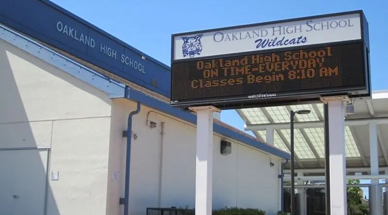 Oakland High School in Oakland, CA