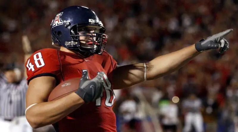 Former Arizona tight end Ron Gronkowski