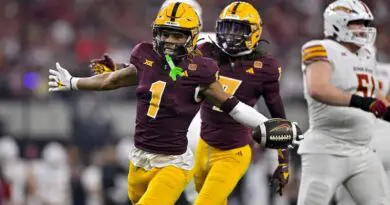 Arizona State defensive back Keith Abney