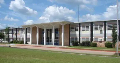 Former John S. Shaw High School in Mobile, AL