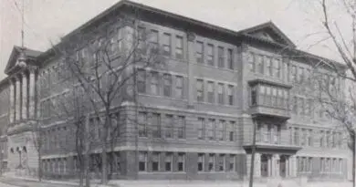 Former Stephen Decatur High School in Decatur, IL