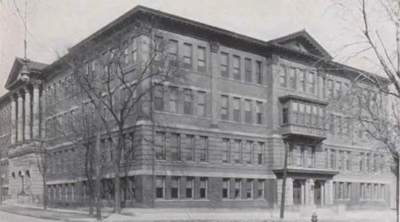 Former Stephen Decatur High School in Decatur, IL