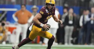 Arizona State quarterback Sam Leavitt