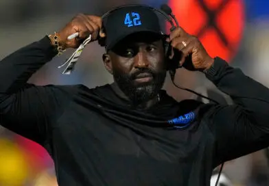 Former UCLA football head coach DeShaun Foster