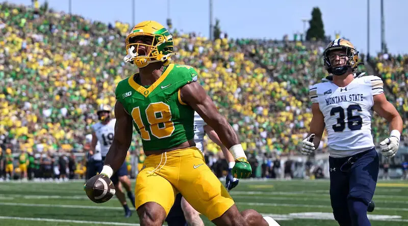 Oregon football vs Montana State in 2025