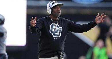 Colorado football head coach Deion Sanders