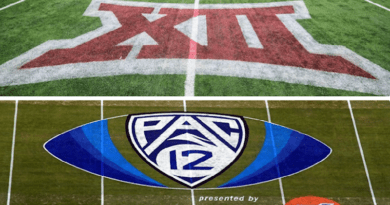 pac-12 and big 12 logos