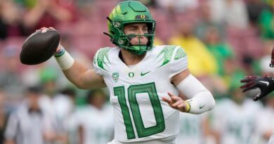 Former Oregon quarterback Bo Nix