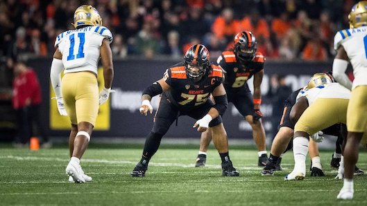 The Saints drafted Taliese Fuaga in the 1st round