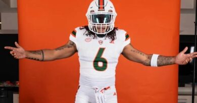 Former Oregon State running back and Miami transfer Damien Martinez