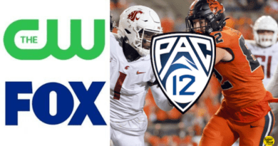 The CW and FOX logos after deal with Pac-12