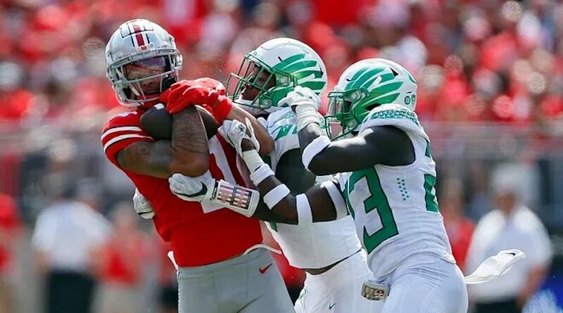 Ohio State football vs. Oregon in 2021