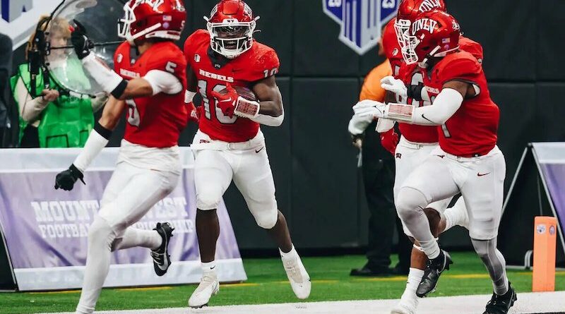 UNLV football scoring in the Mountain West Championship game in 2023