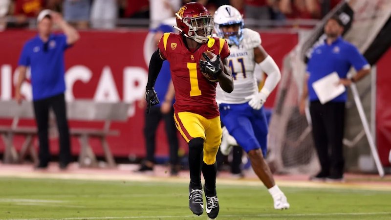 USC special teams returner Zachariah Branch