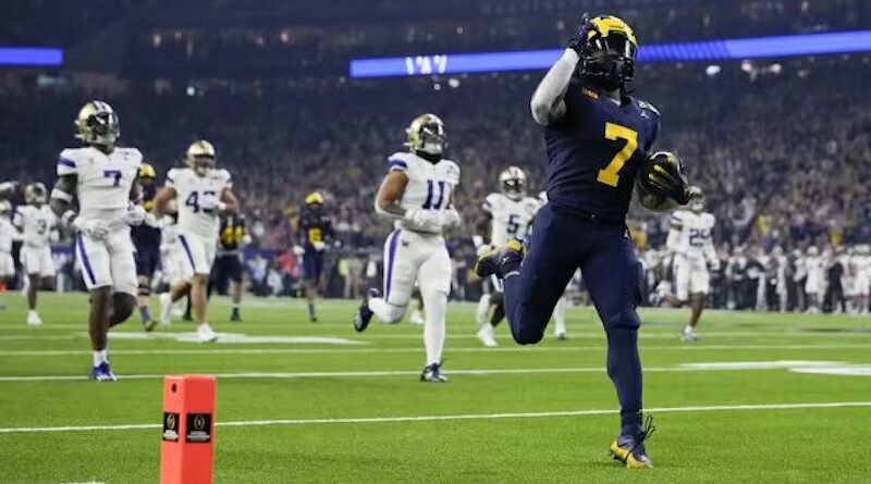 Michigan football vs. Washington in the 2023-24 National Championship Game