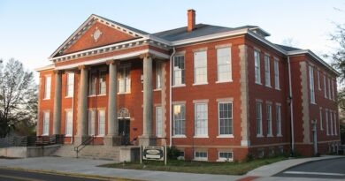 Old Americus High School in Americus, GA