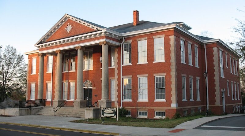 Old Americus High School in Americus, GA