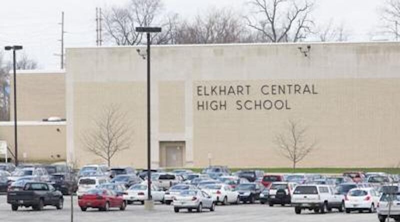 Former Elkhart Central High School (now Elkart High School Freshman Division) in Elkhart, IN