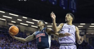 Arizona guard Jaden Bradley vs Kansas State