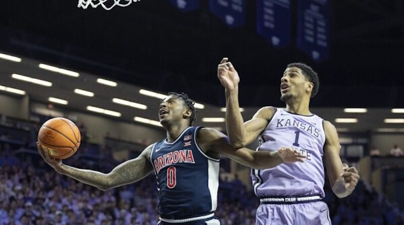 Arizona guard Jaden Bradley vs Kansas State