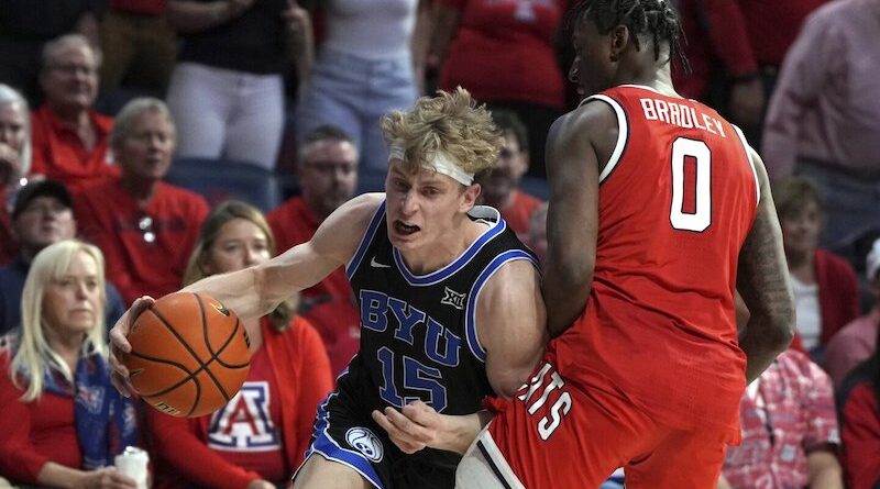 Richie Saunders hit two free-throws with 3.2 seconds left to defeat No. 19 Arizona