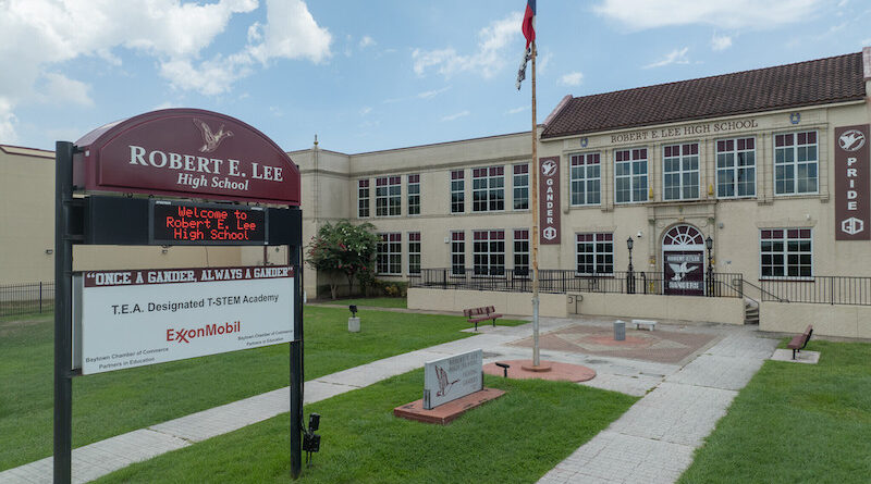 Robert E. Lee High School in Baytown, TX