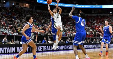 Colorado State's Nique Clifford vs Boise State in the Mtn West Tournament title game