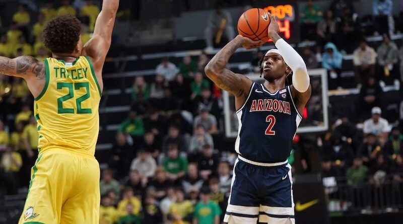 Caleb Love vs Oregon March 2, 2024