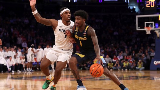 Marquette guard Kam Jones vs Xavier