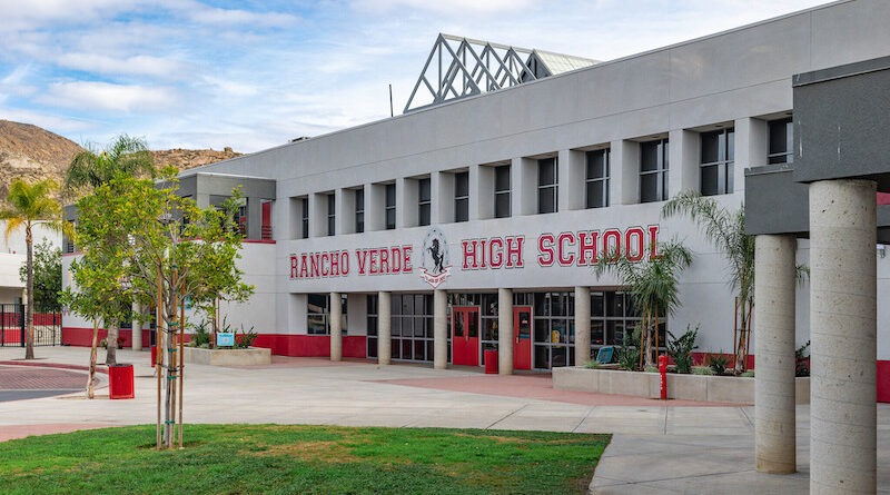Rancho Verde High School in Moreno Valley, CA