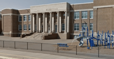 Former Roosevelt High School in Virginia, MN